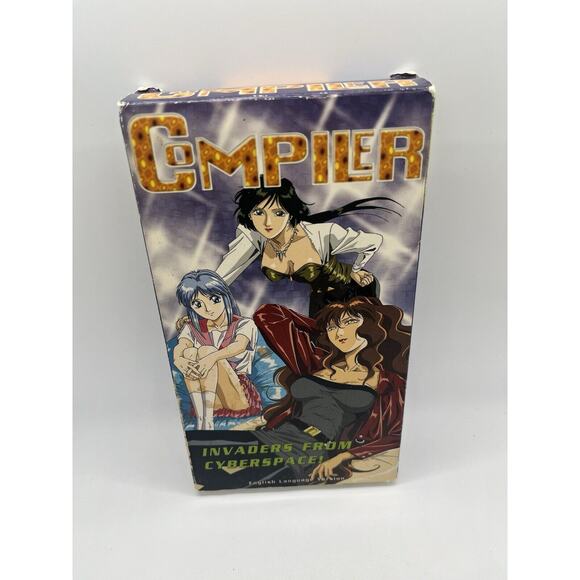 Compiler Invaders From Cyberspace (1994) Anime VHS Tape - Picture 1 of 5